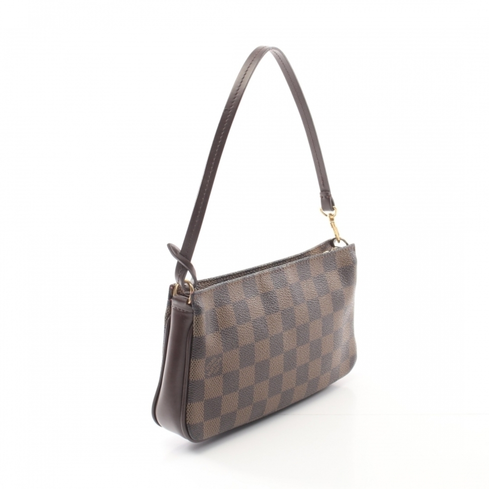 Louis Vuitton Navona Damier Ebene Handbag Brown
